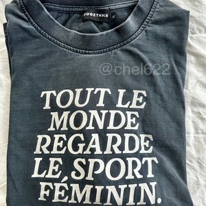 Together French ‘Everyone Watches Women’s Sports’ Tee